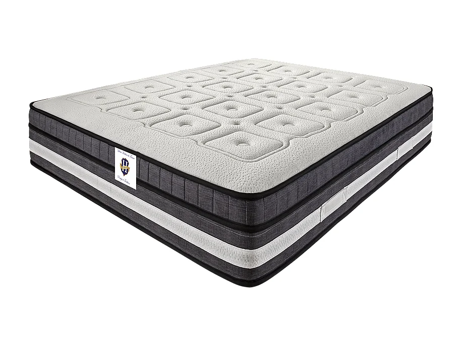 Ensemble CHINON - matelas 2 places + 2 sommiers