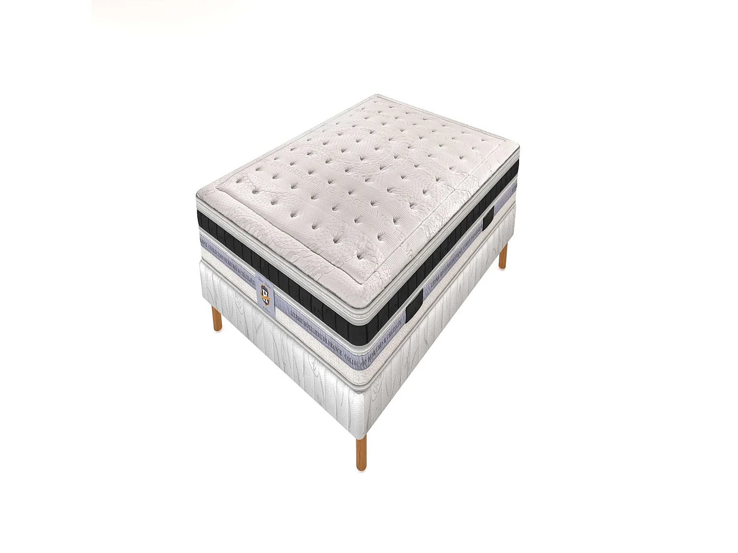 Ensemble Versailles - matelas 2 places + 1 sommier