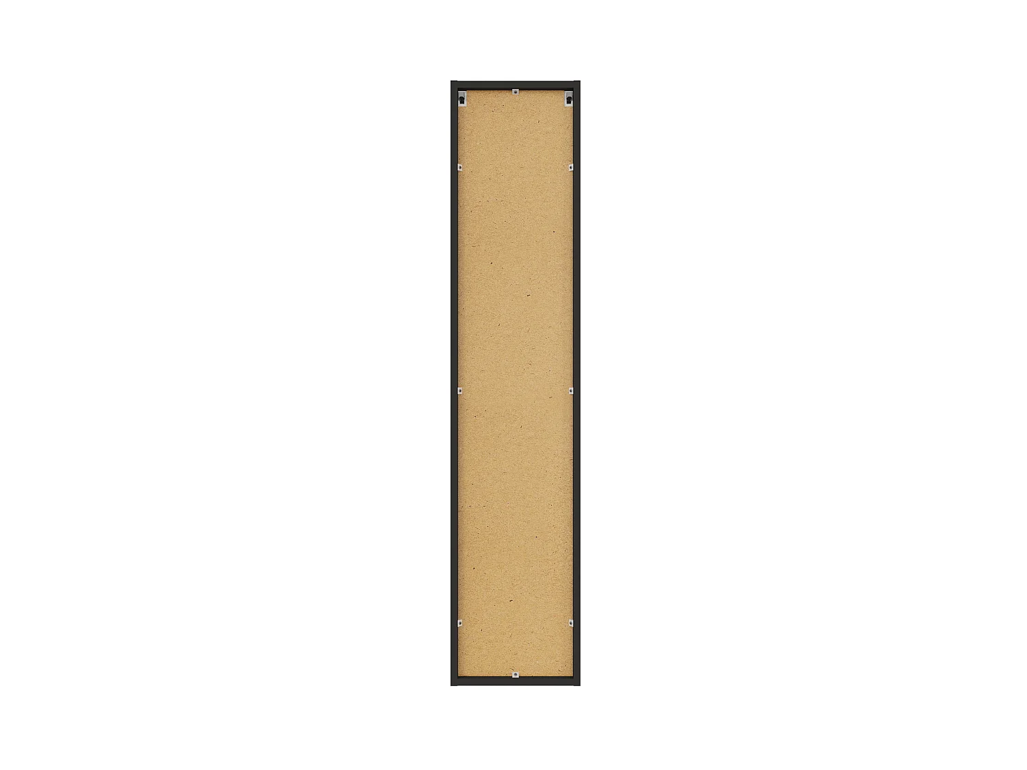 Elena 1-door wall column Wood and black