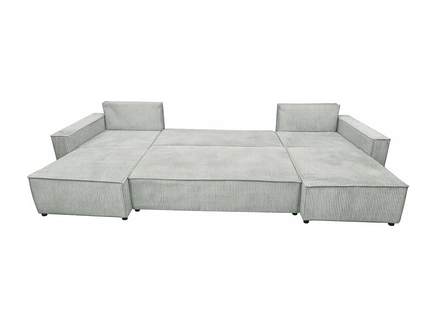 U-Form Ecksofa ASTRA 299 cm aus Cordstoff, Sage Zoom 15