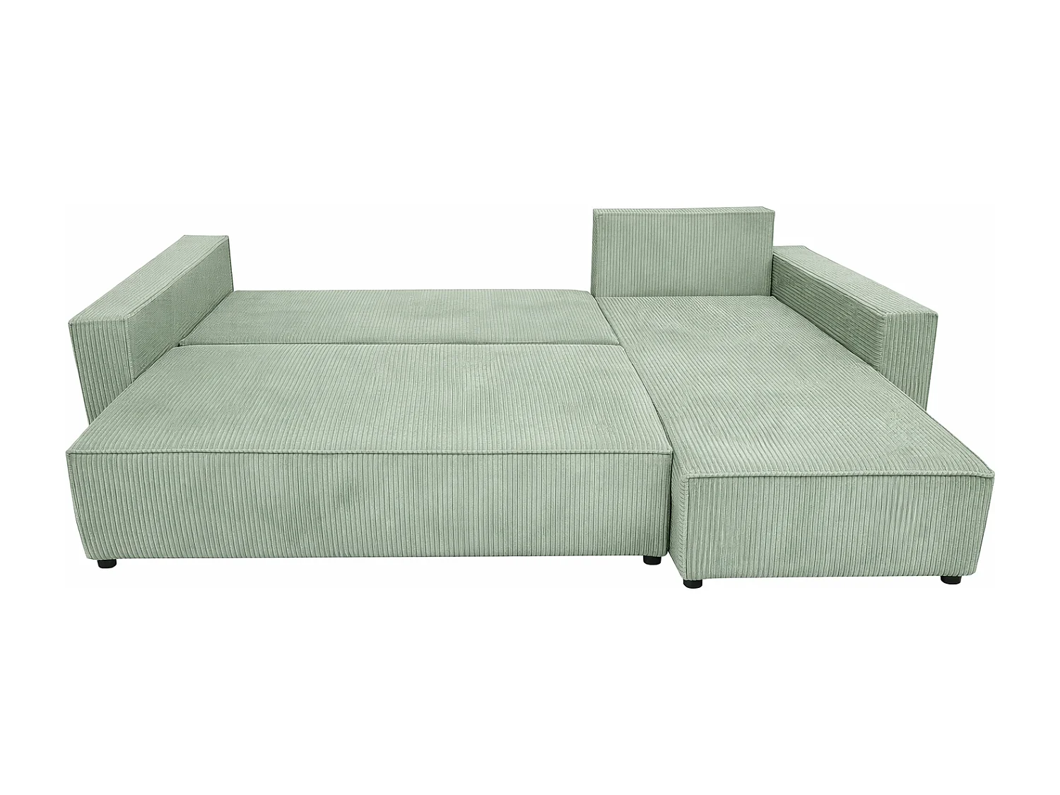 Ecksofa POTATO L-Form mit Schlaffunktion, Cordstoff Sage Zoom 15