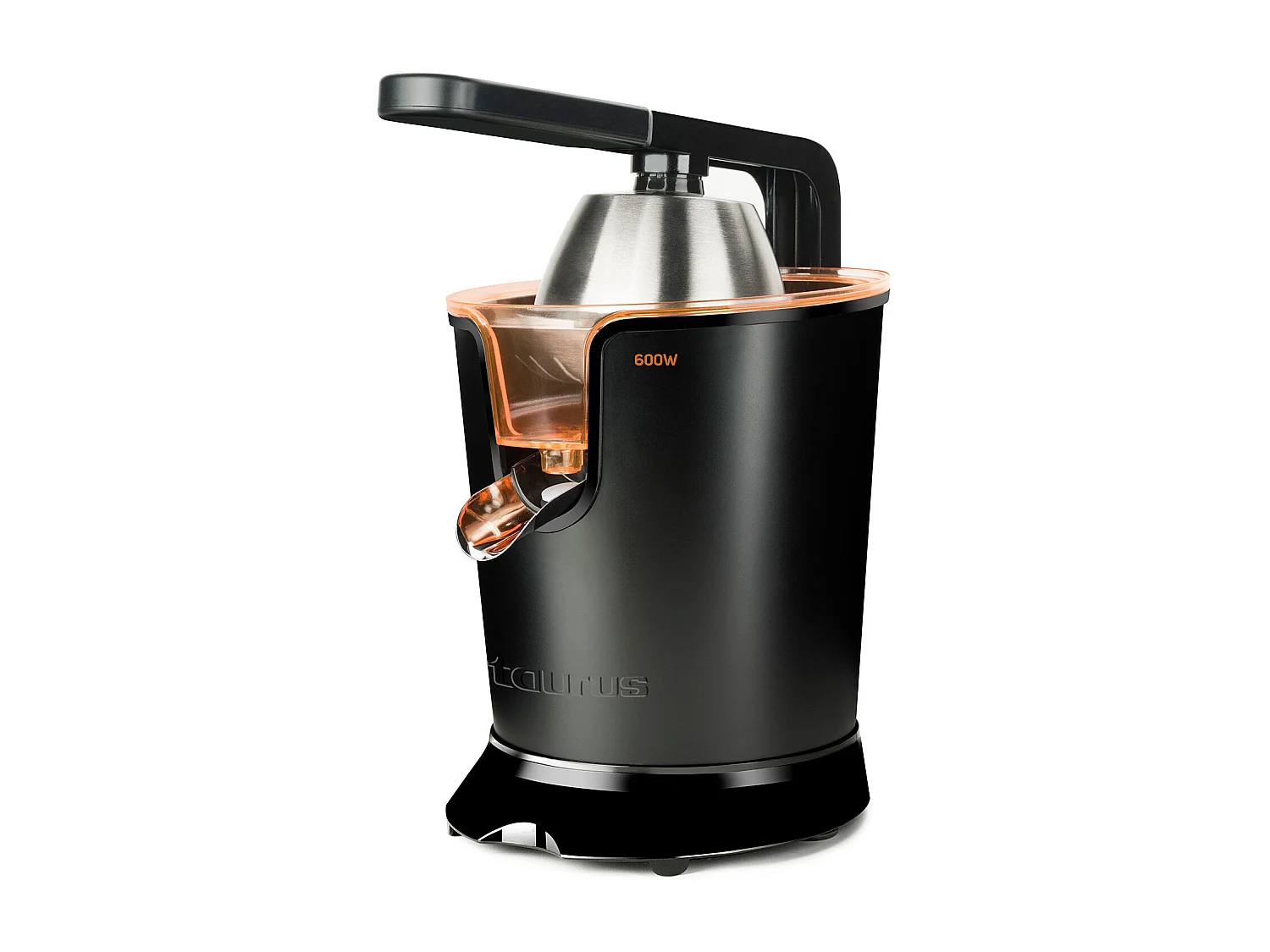 Taurus Easy Press 600 Hefboom Citruspers 600W Zwart & Oranje
