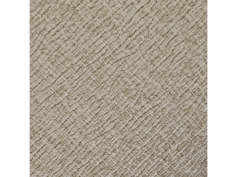 Canapé convertible 3p tissu doux beige avec matelas 160x190 cm - JOHN