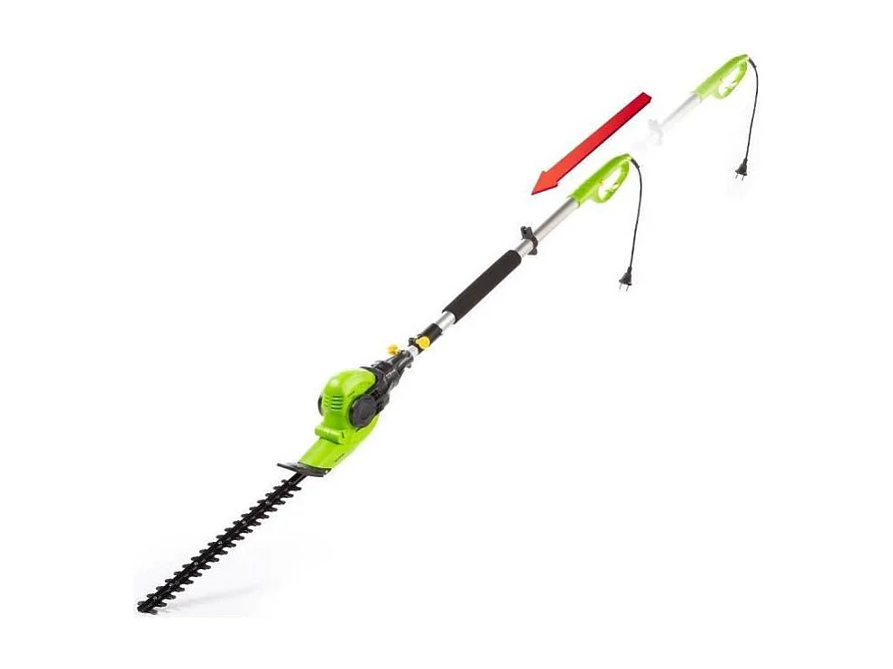 Taille-haie électrique - Fieldmann - FZN 6005-E - 450 W - 46 cm - Manche télescopique 190-250 cm