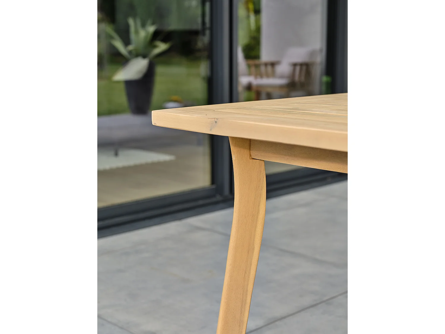 Table de jardin 8 places - Acacia - LISO