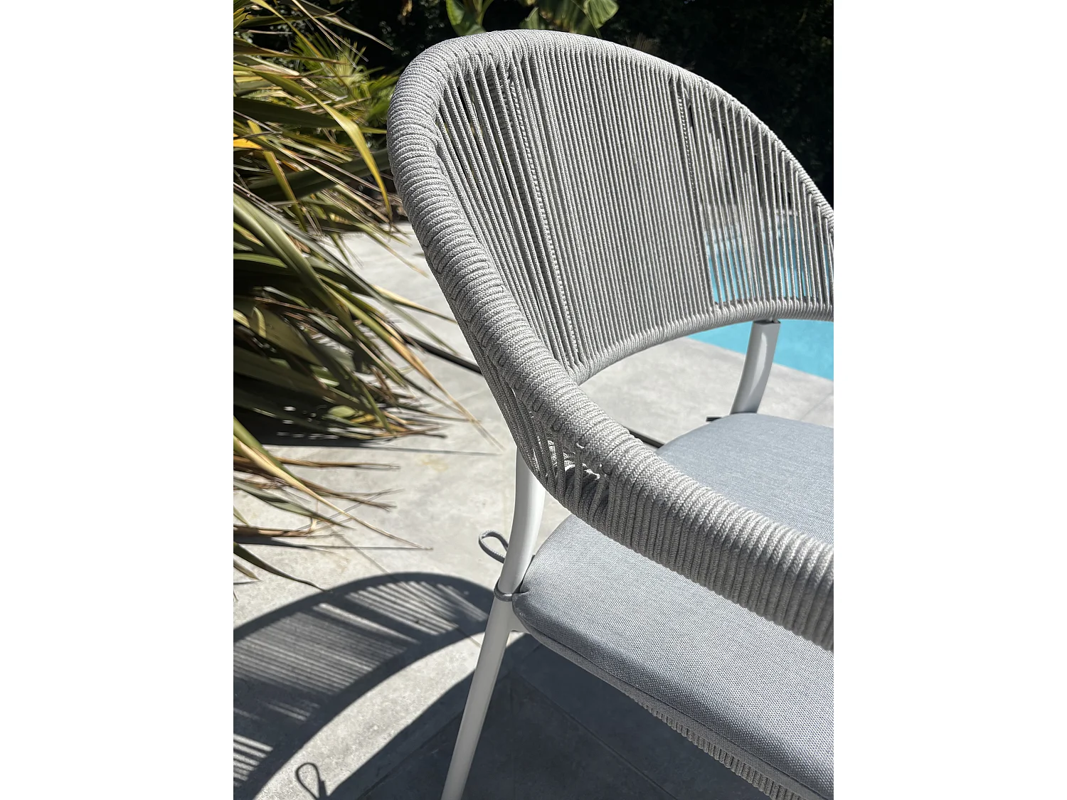 2er-Set Gartensessel - Weiá