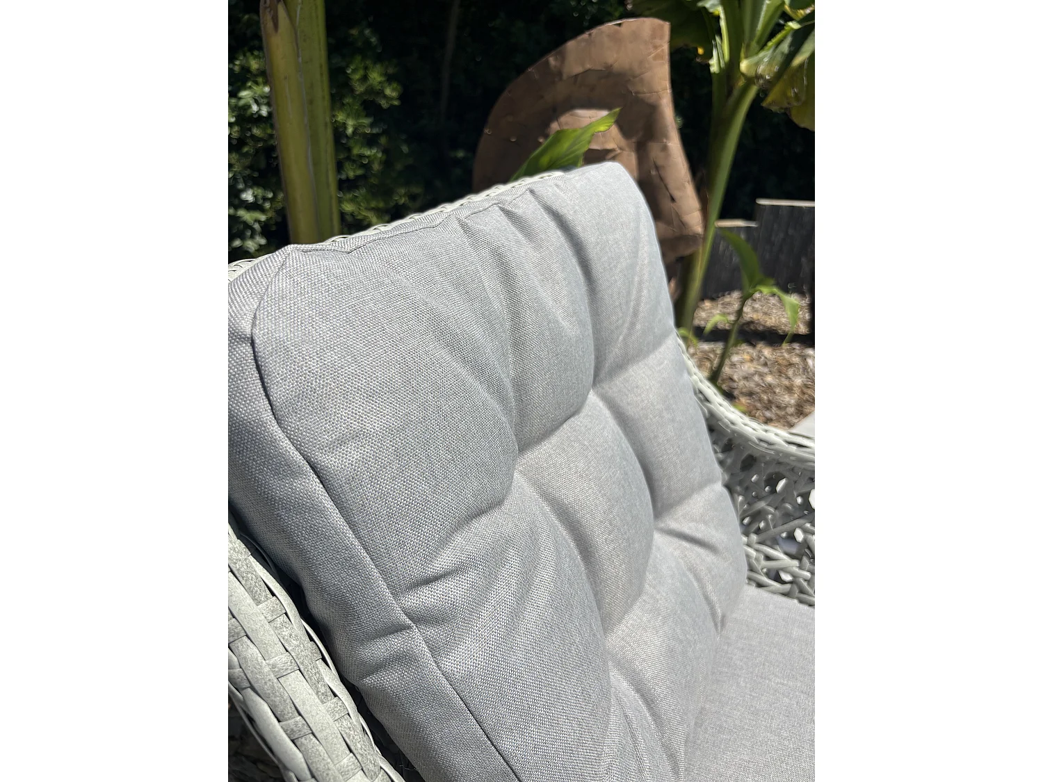 2er-Set Gartensessel - Weiá