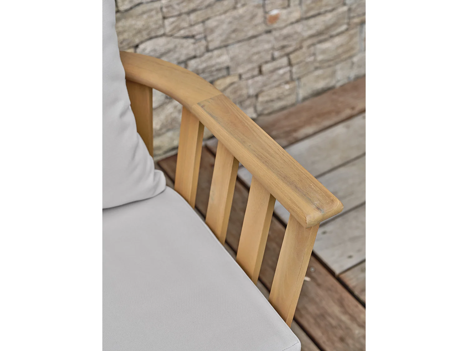 Tuinfauteuil met kussens - Acacia - LISO