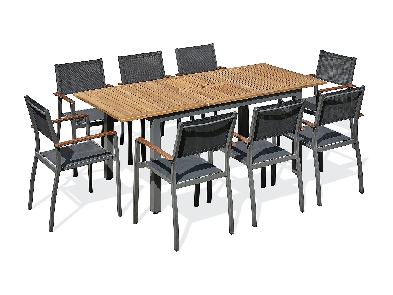 Ensemble repas de jardin 8 places - Acacia - ORSINO
