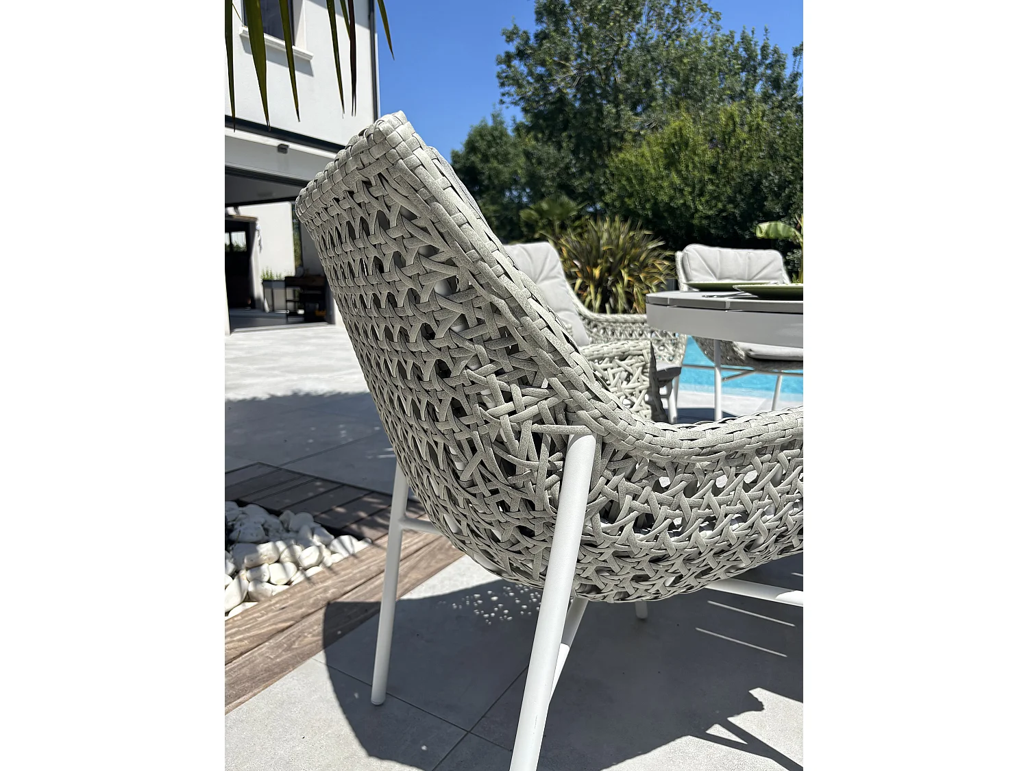 Tuineetset 6 personen - Wit - ELBA