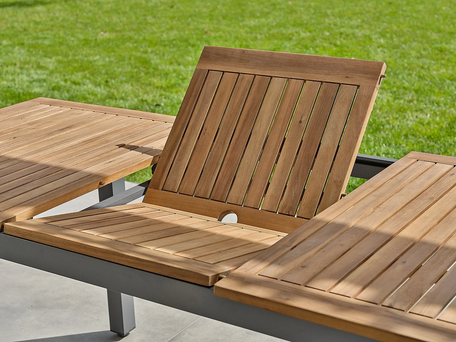 Table de jardin alu et acacia - ORSINO