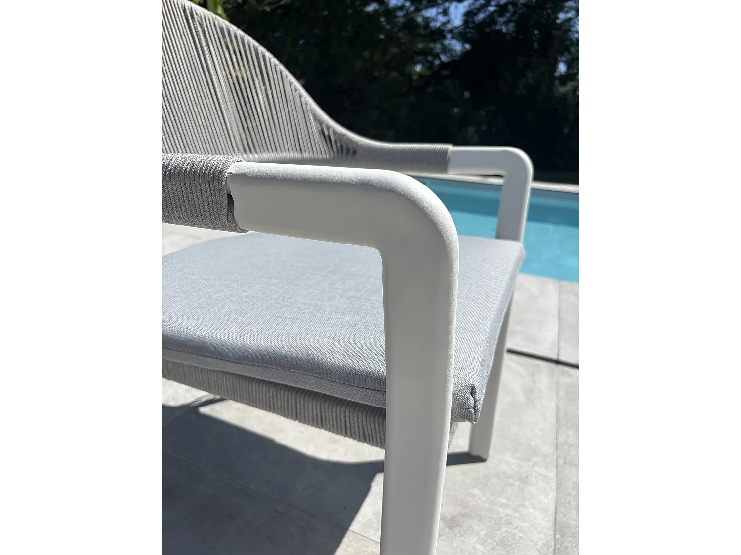 Poltrona de jardim - Branca