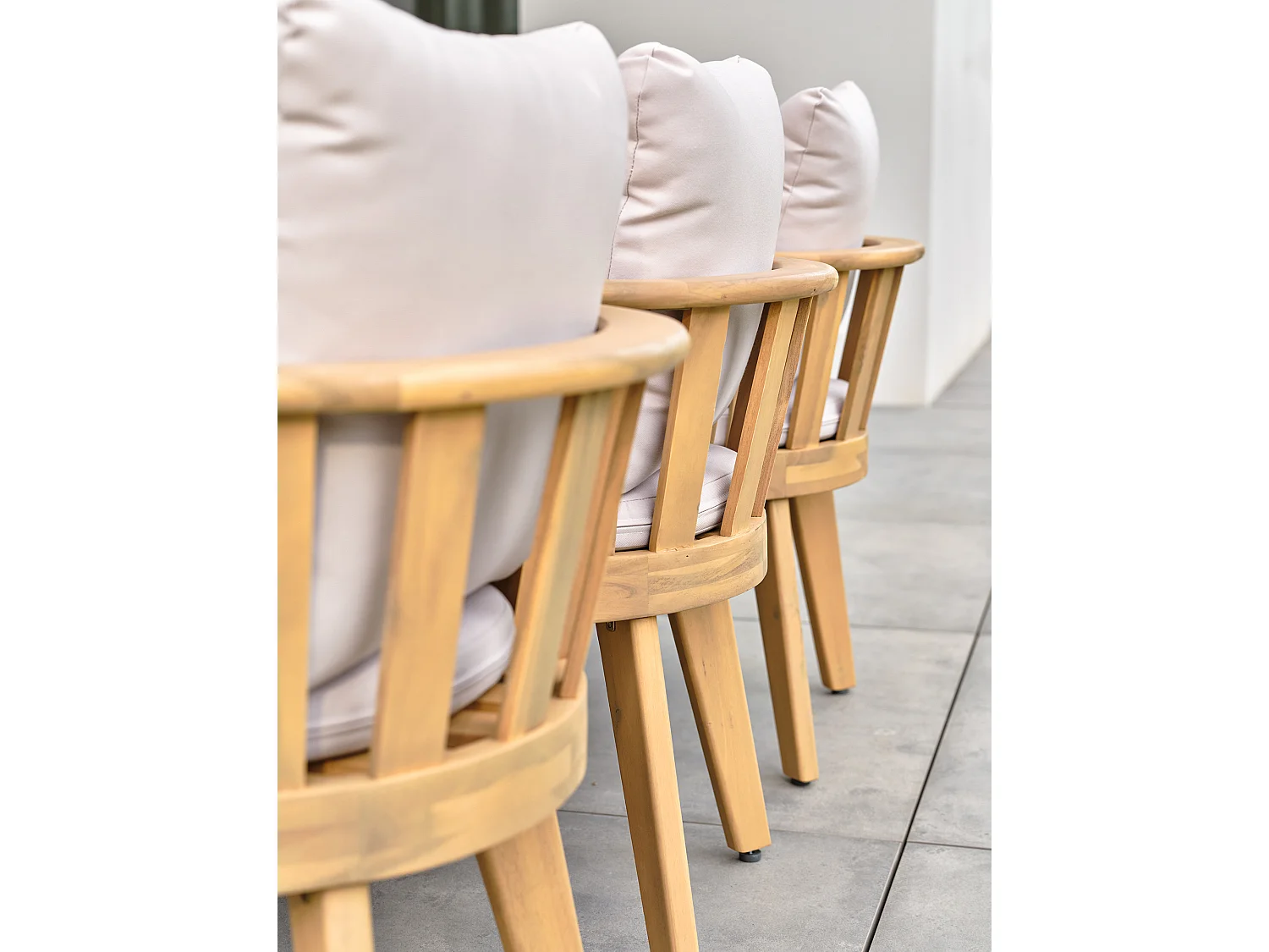 Ensemble repas de jardin 8 places - Acacia - LISO
