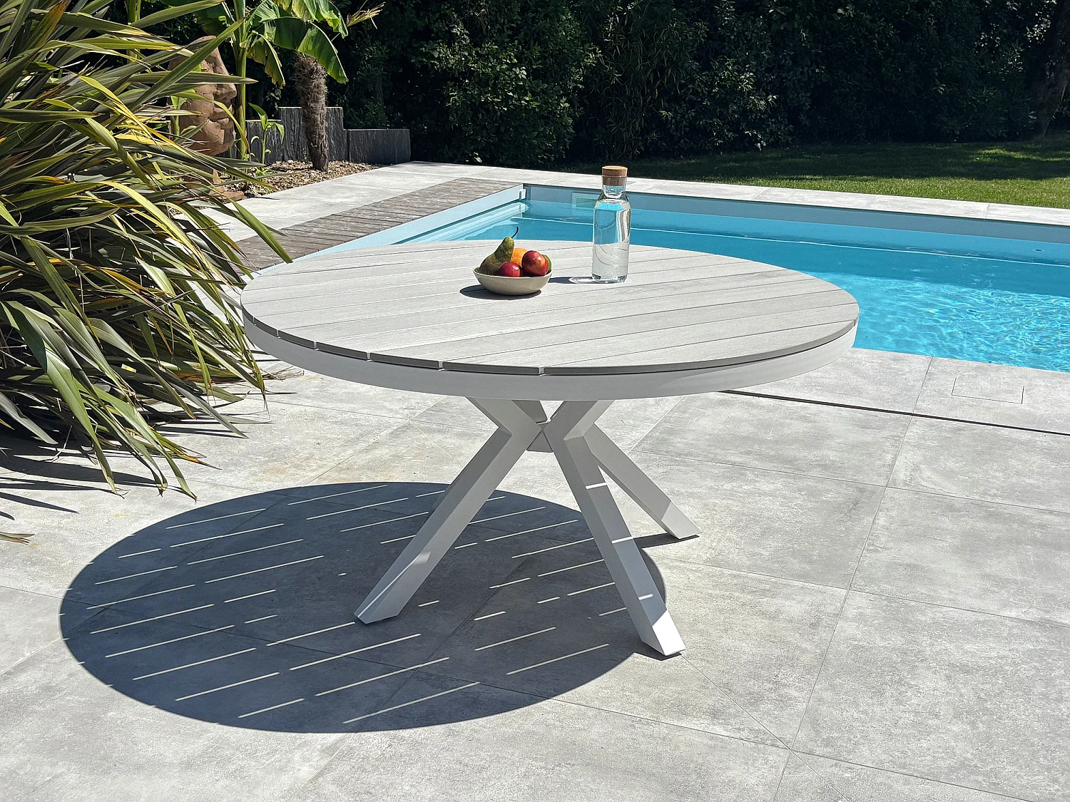 Tuintafel 6 personen - Wit - ELBA