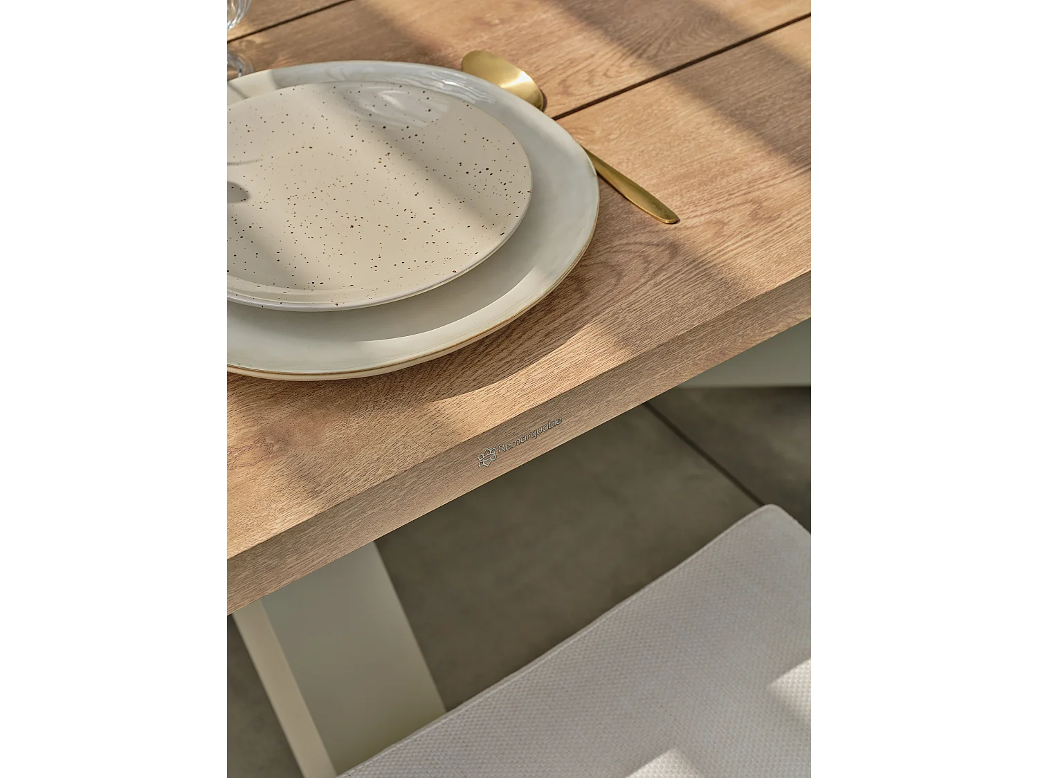 Ensemble repas de jardin 6 places - Grège - KELIA