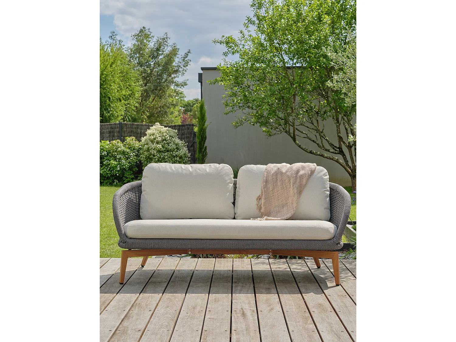 Lage tuinset 5 personen - Houtlook - MYNTA