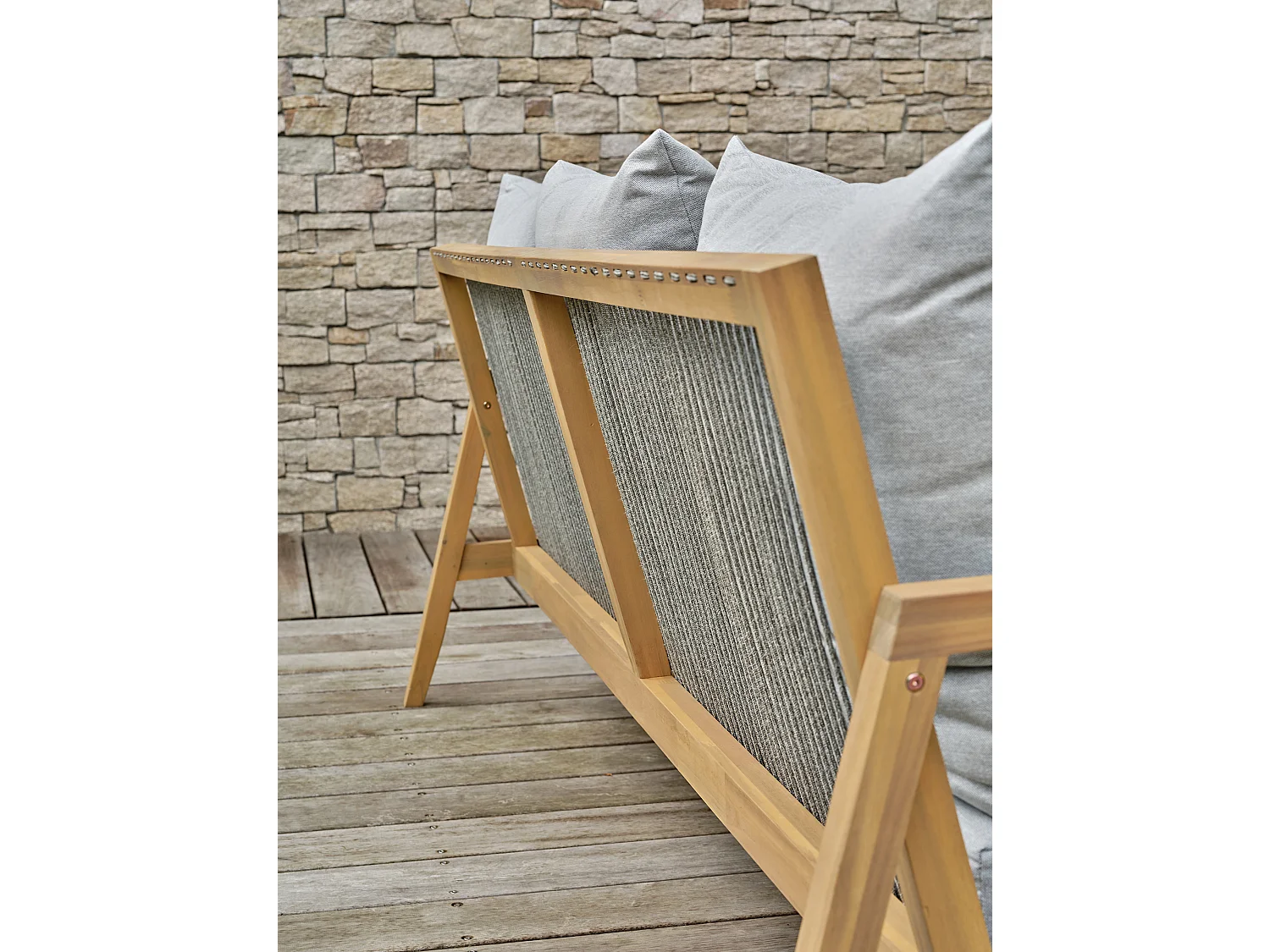 Salon bas de jardin 5 places - Acacia - FUNA