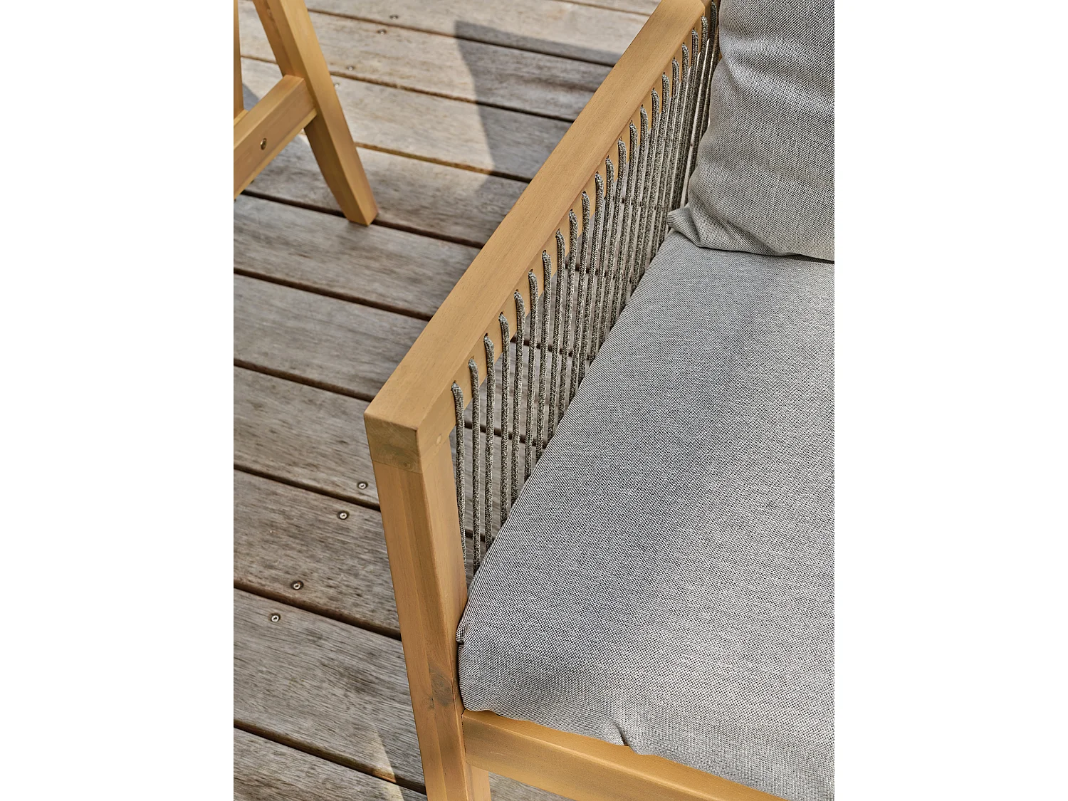 Salon bas de jardin 5 places - Acacia - FUNA