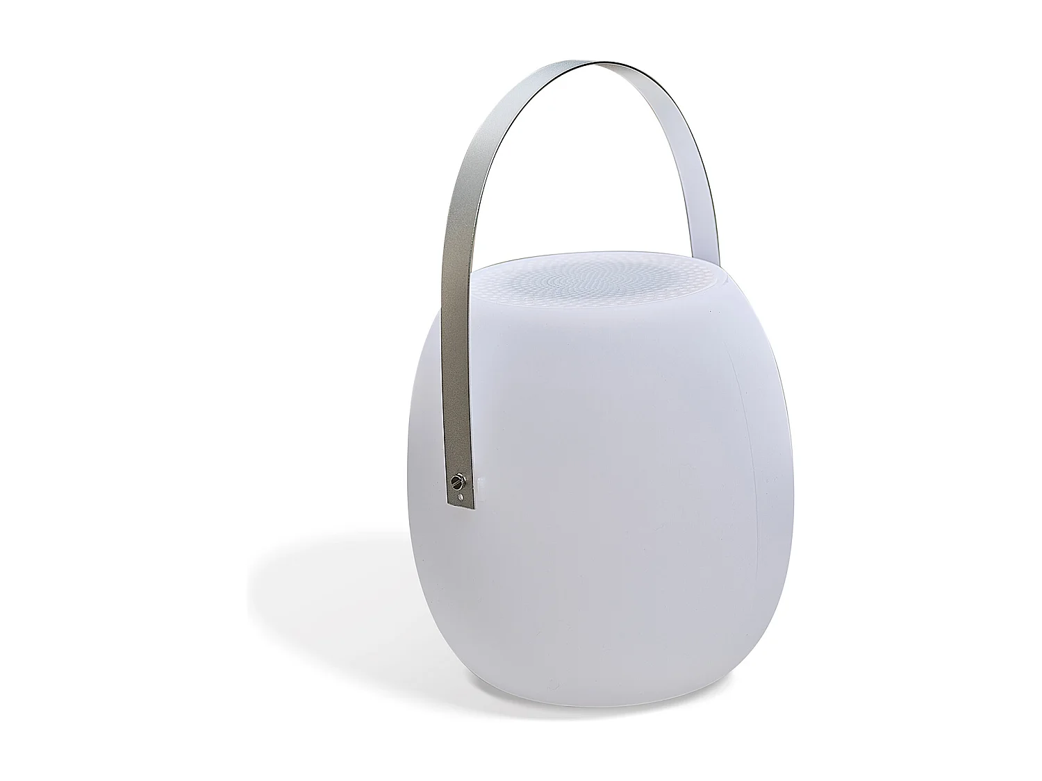 Lampe-enceinte Bluetooth sans fil avec poignée en métal - AUREA