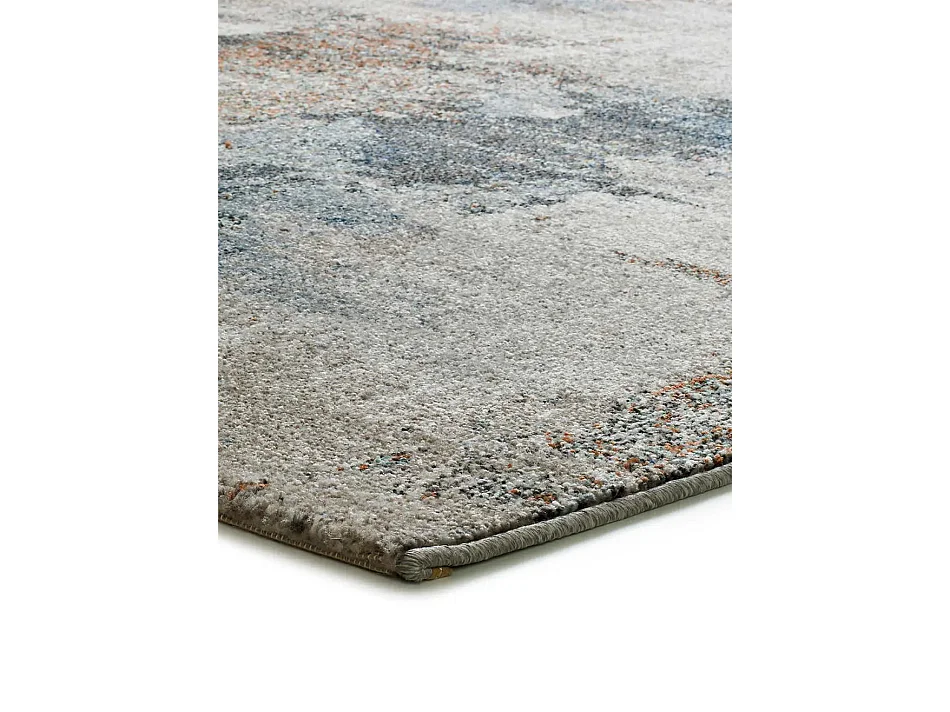 Tapis extérieur - abstrait - bleu / marron - 160 x 230 cm - SALSA