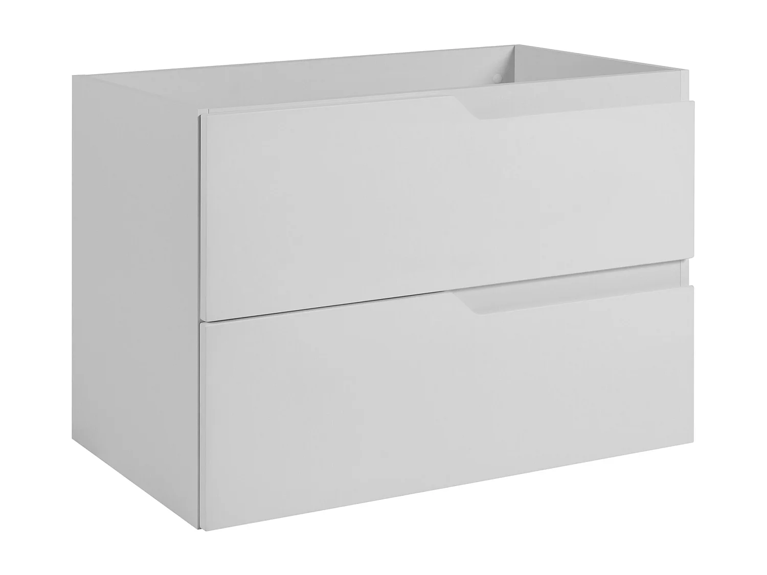 Ensemble de meubles de salle de bain sous vasque, blanc, 160 (2 x 80) x 46 x 58 cm