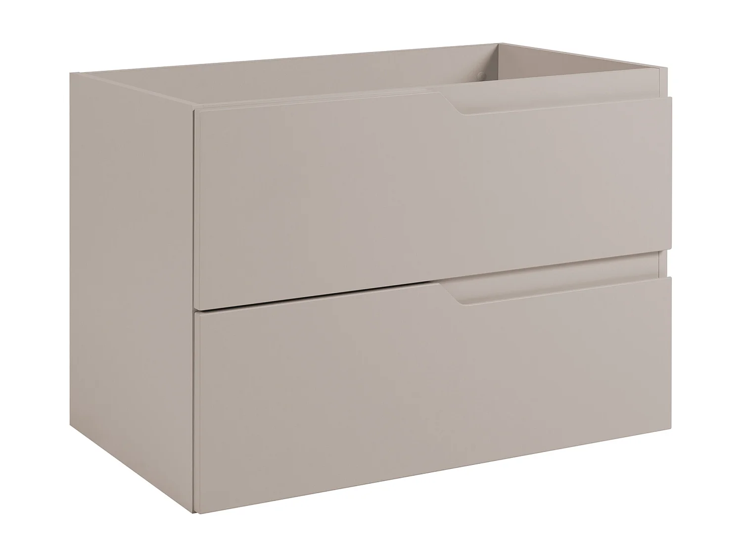 Bathroom vanity unit set, cashmere/white, 180 (2 x 80 + 20) x 46 x 58 cm