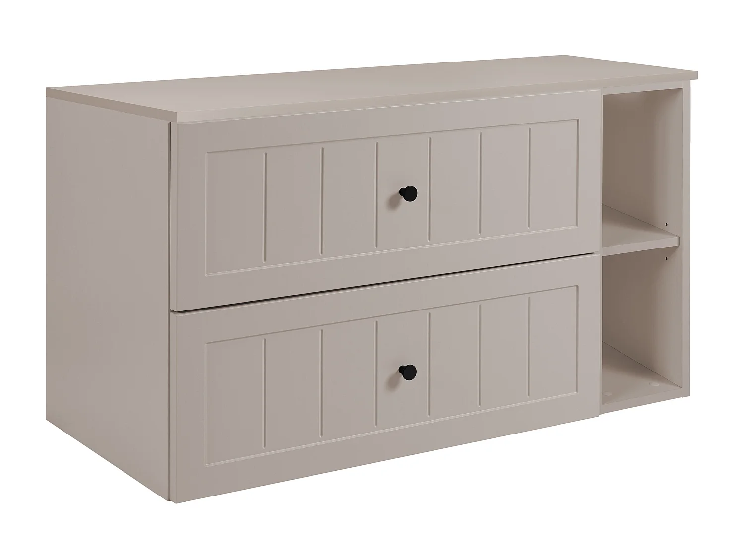Set di mobili da bagno sotto lavabo, cashmere, 100 (80 + 20) x 46 x 58 cm , 3 colori di maniglie inclusi
