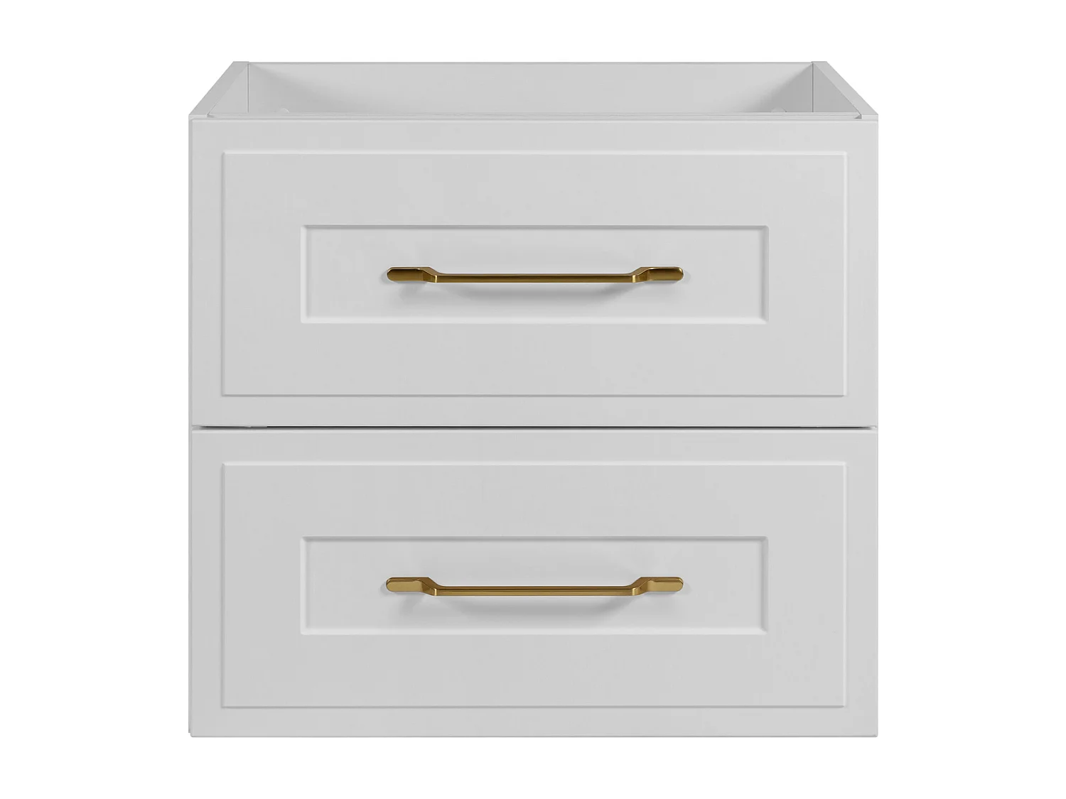 Ensemble de meubles de salle de bain sous vasque, blanc / chêne Craft, 40 (2 x 60 + 20) x 46 x 58 cm , 3 couleurs de poignées au choix