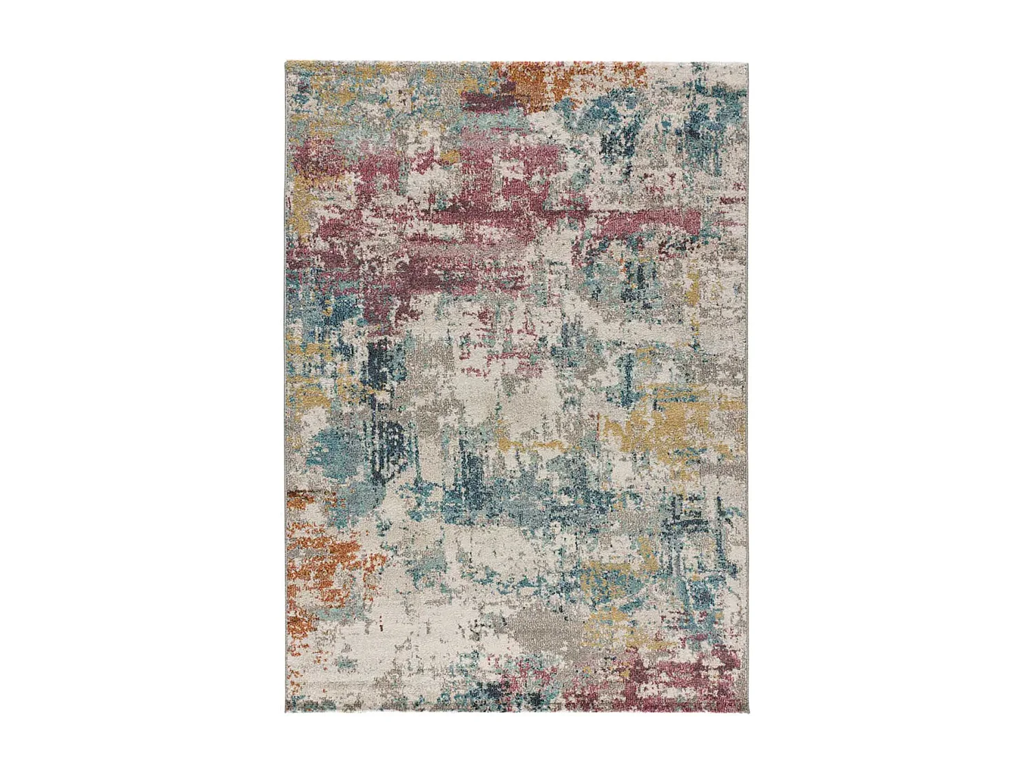 Tapis intérieur - abstrait - multicolore - 120 x 170 cm - BALAKI