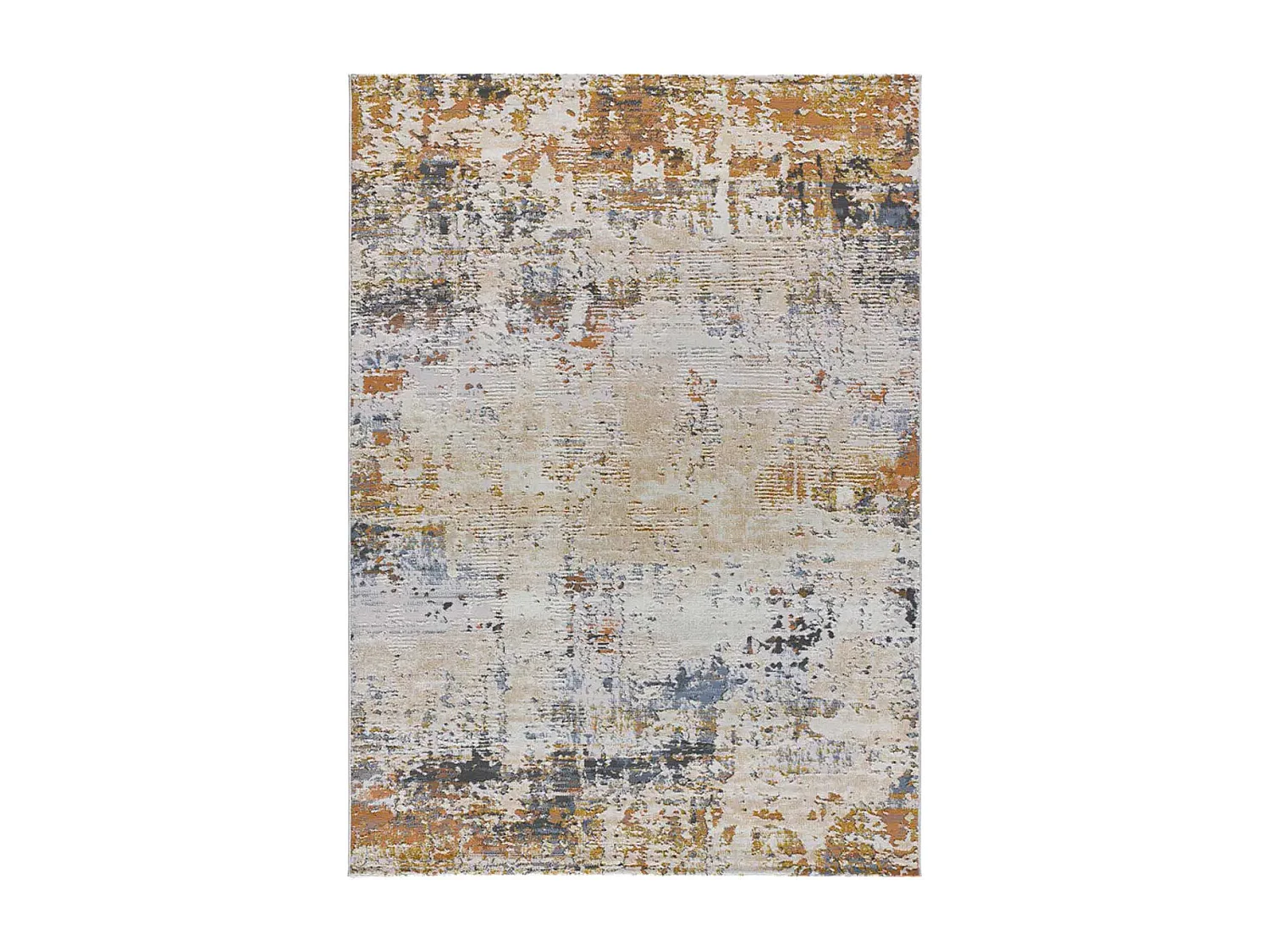 Tapis intérieur - abstrait - multicolore - 77 x 150 cm - AMSTERDAM