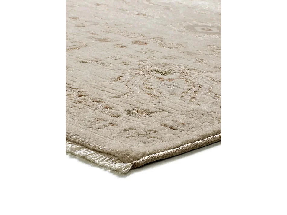 Tapis intérieur - vintage oriental avec franges - beige - 120 x 160 cm - ONA