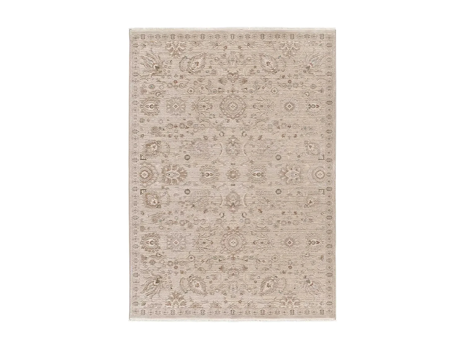 Tapis intérieur - vintage oriental avec franges - beige - 120 x 160 cm - ONA
