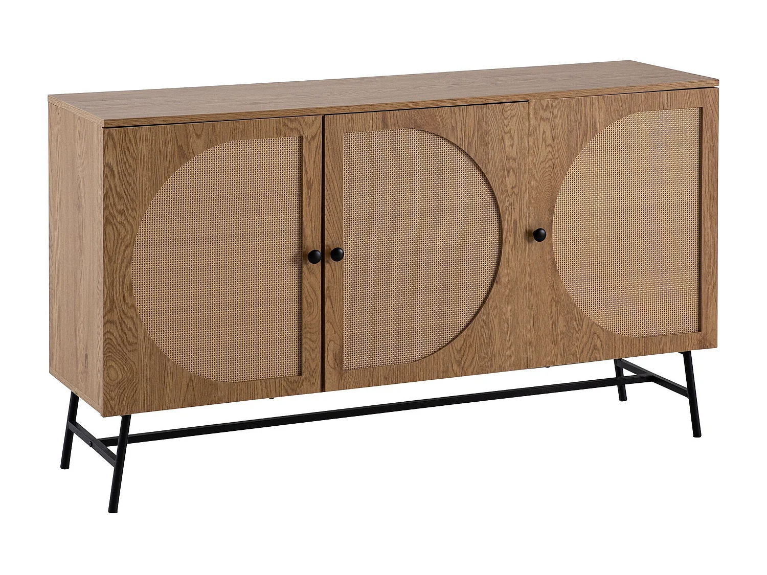 Credenza 140x80x39 cm cassettiera Decoro in Rovere con