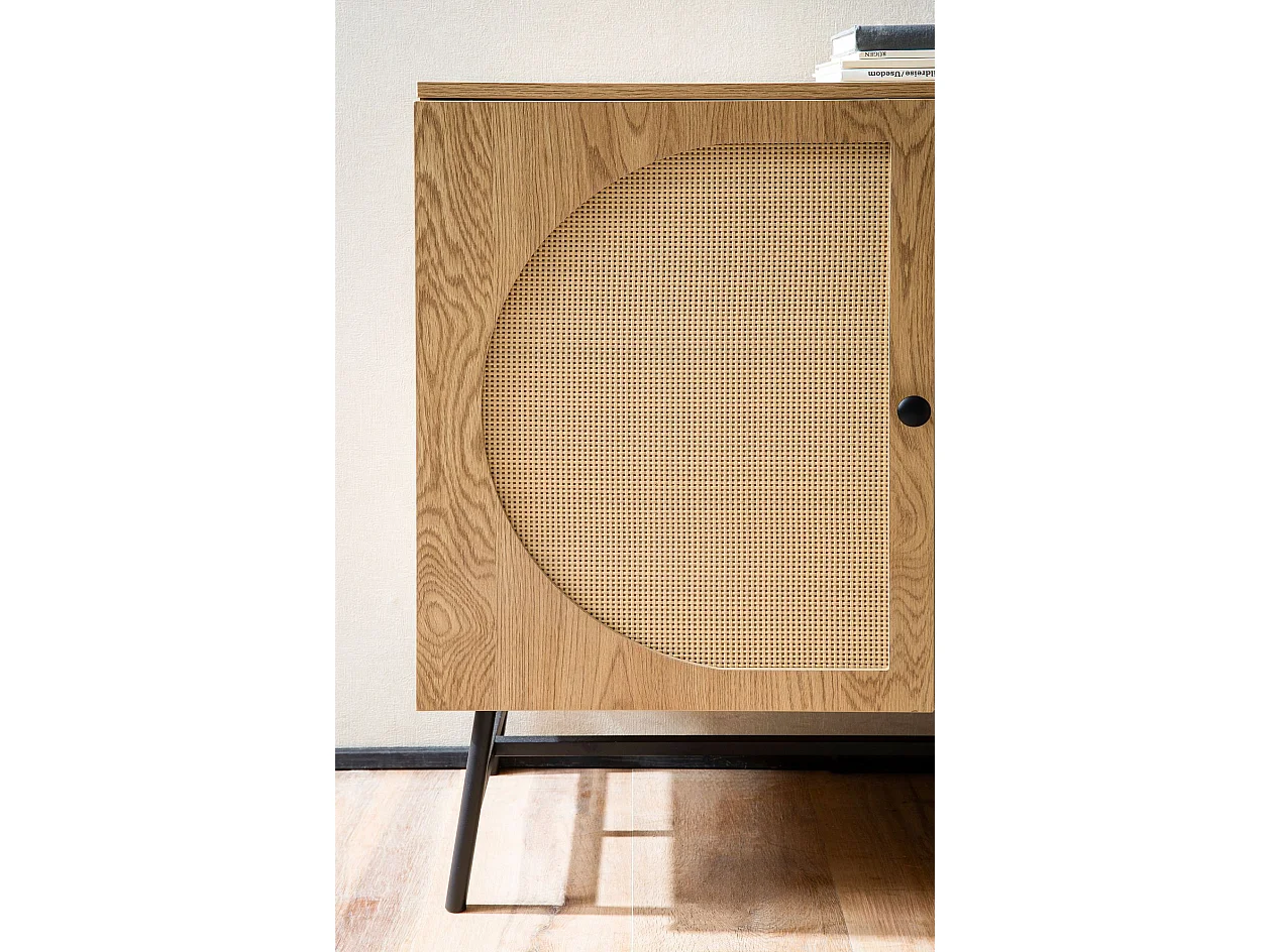 Credenza 140x80x39 cm cassettiera Decoro in Rovere con