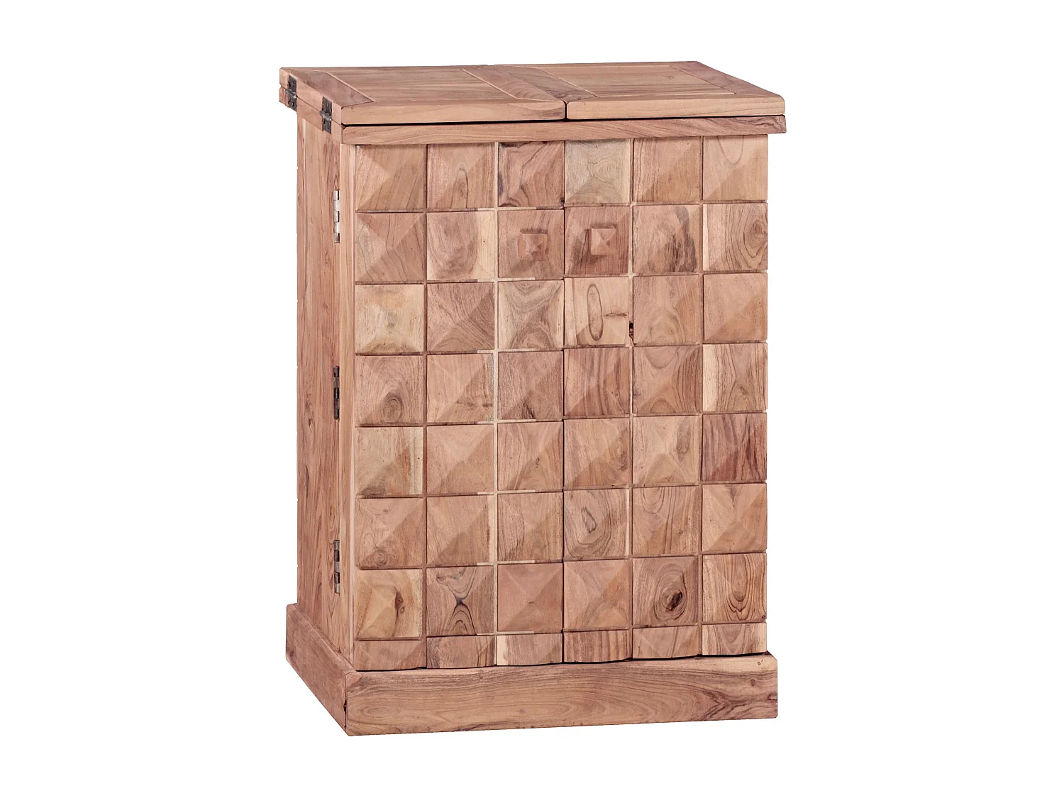 Bar de Maison en Bois Massif de Acacia 65x91x50 cm – Bar
