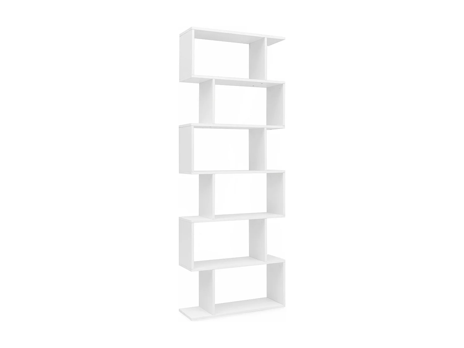 Bücherregal WL5.691 70 x 23,5 x 190,5 cm weiß,