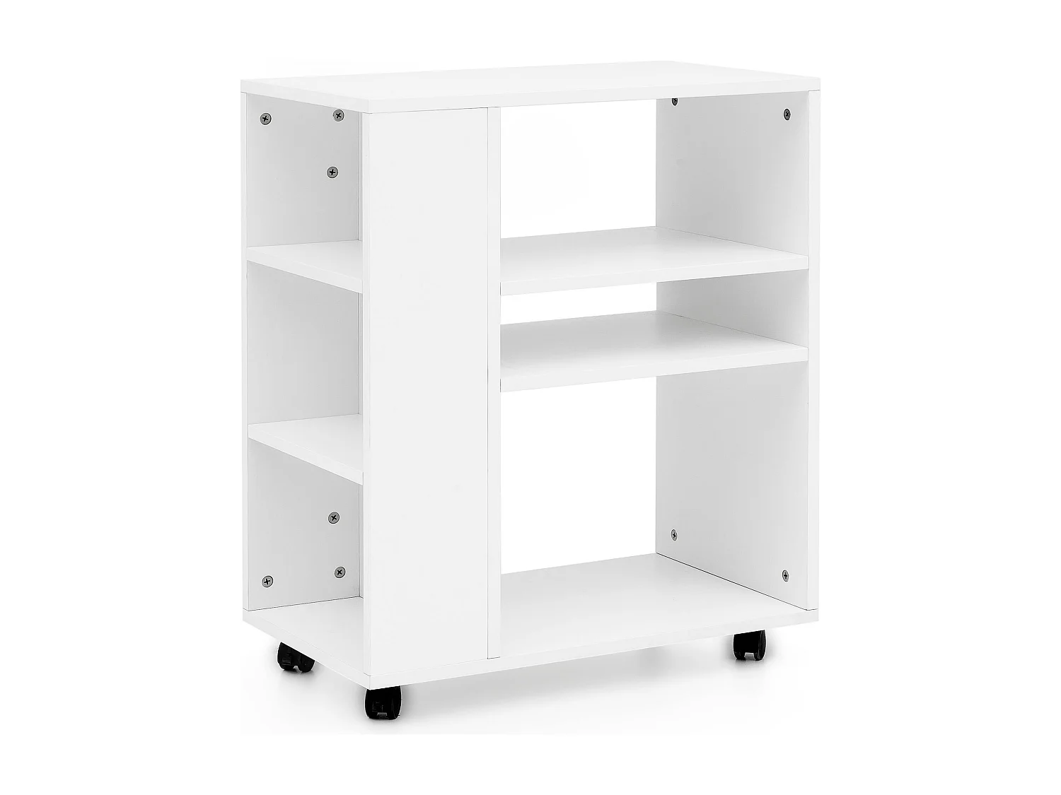 WL5.694 wit 60 x 75 x 35 cm plankenwagen met wielen