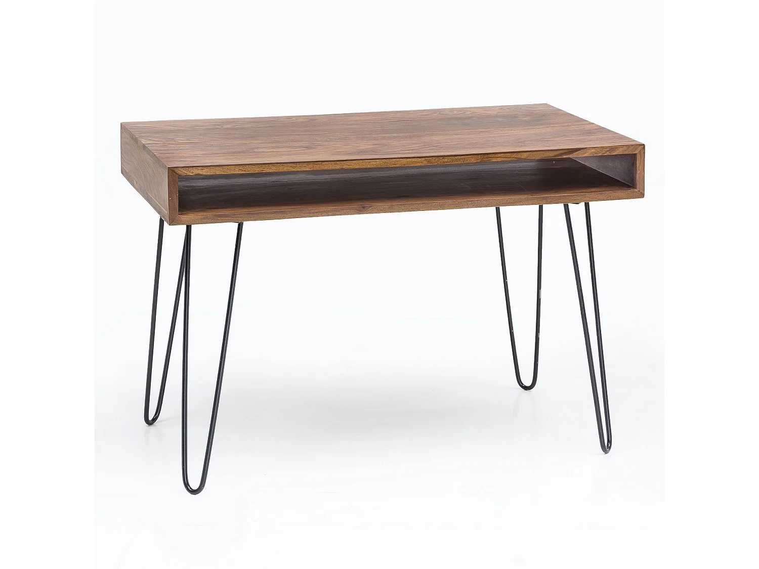 bureau BAGLI brun 110 x 60 x 76 cm table d'ordinateur