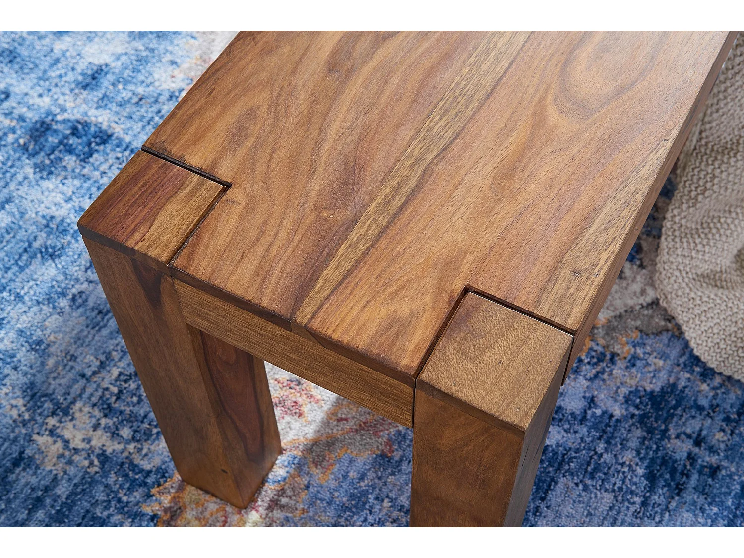 Esszimmer Sitzbank MUMBAI Massiv-Holz Sheesham 180 x 45