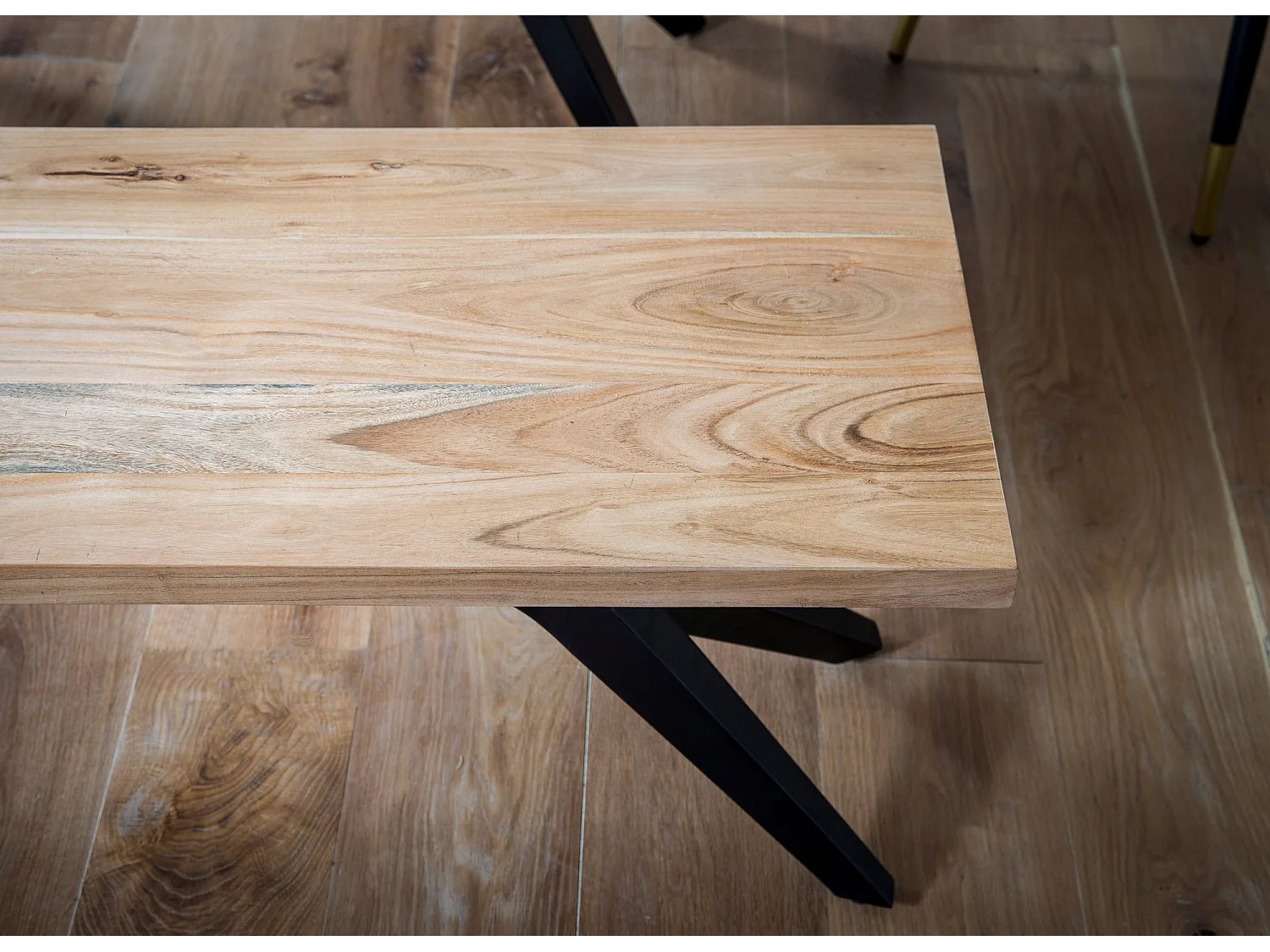 Banc de salle à manger 160x45x45 cm Bois massif d'acacia