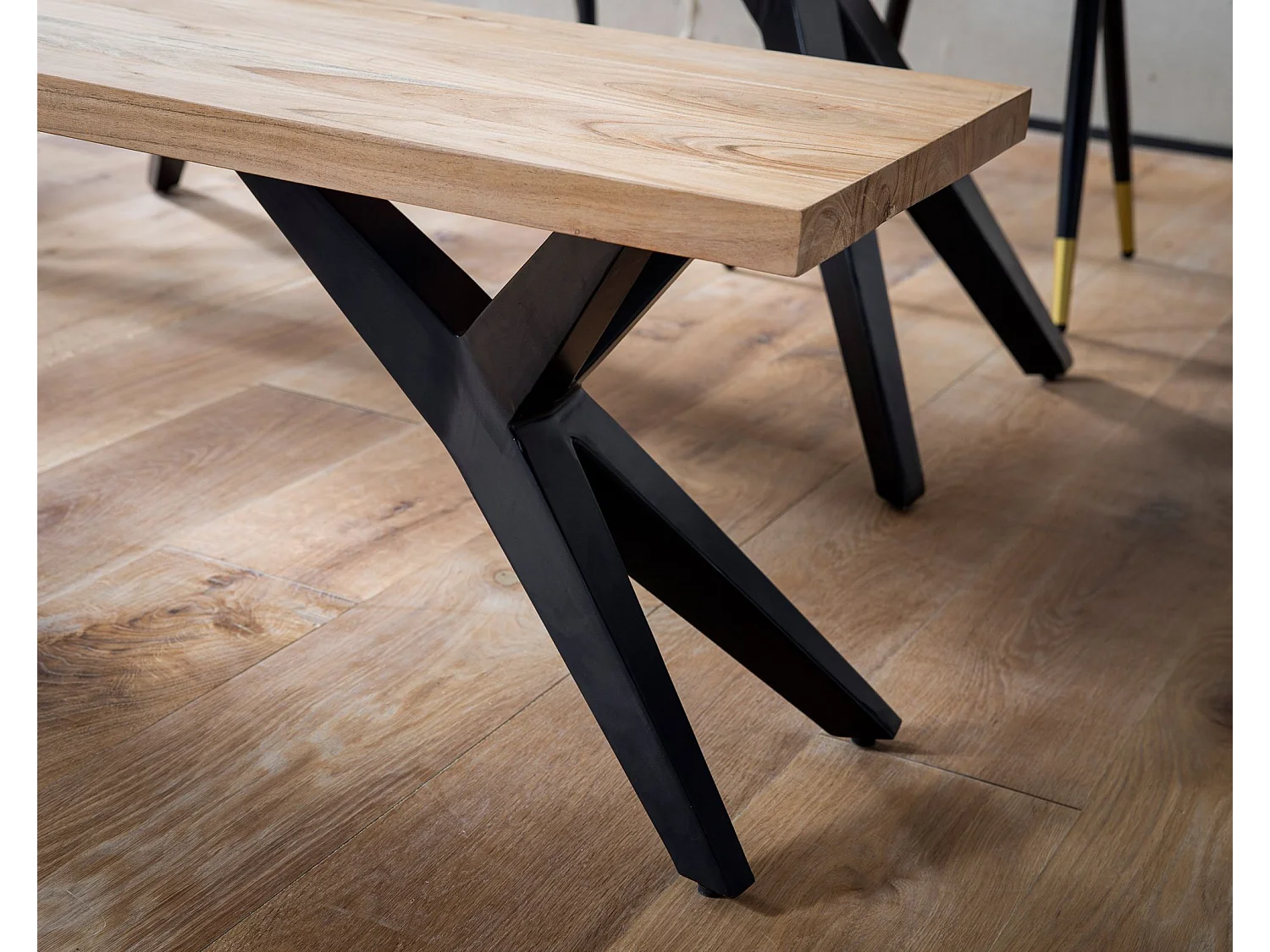 Banc de salle à manger 160x45x45 cm Bois massif d'acacia