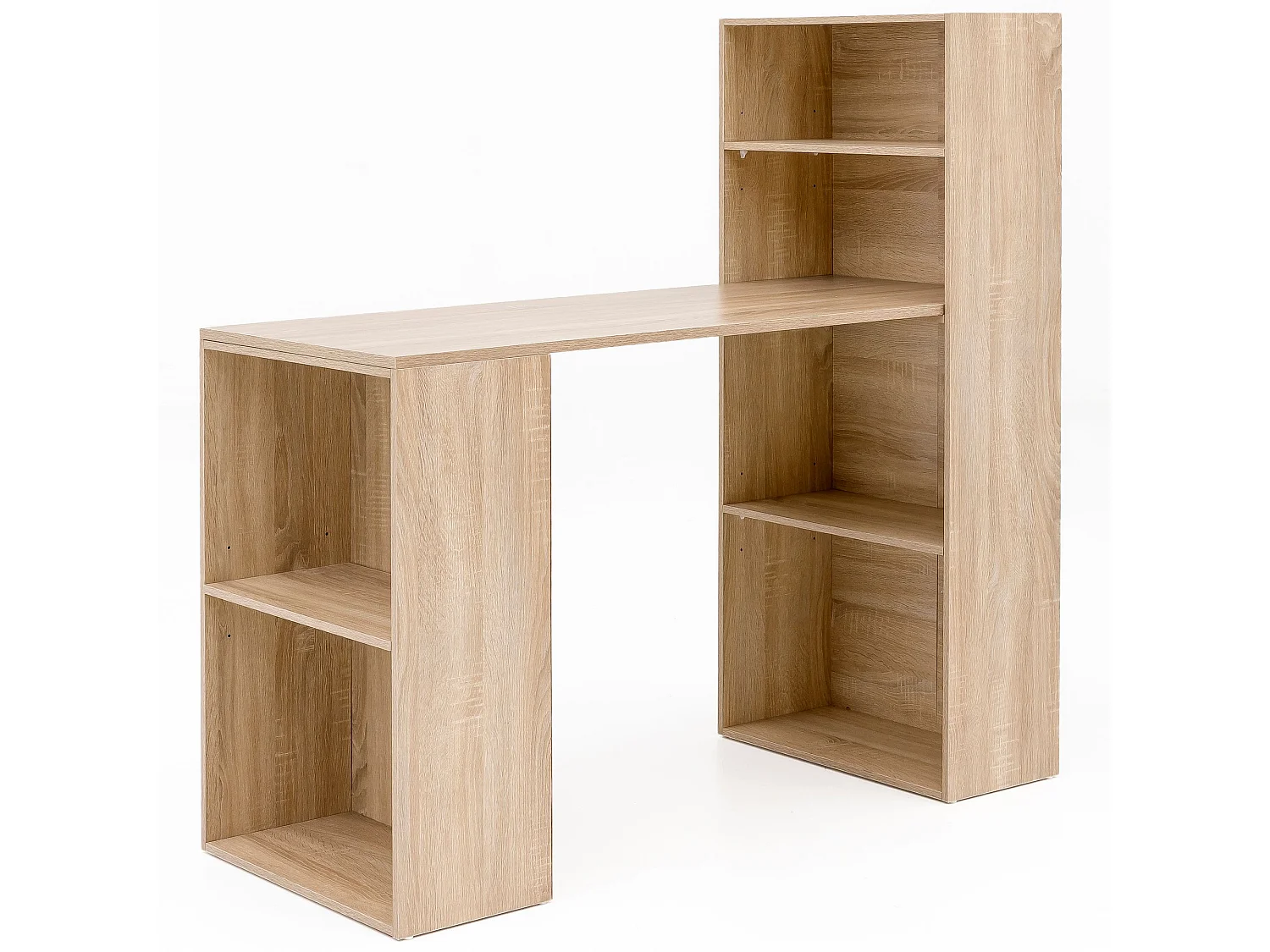 Bureau  WL5.693 avec étagère 120 x 120 x 53 cm en bois