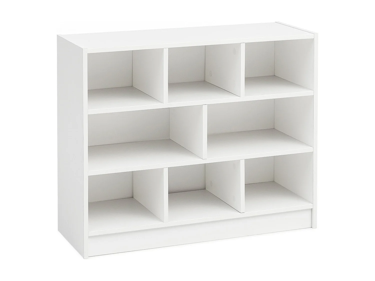 Bibliothèque WL5.819 Blanc 80x68,5x29,5 cm Etagère