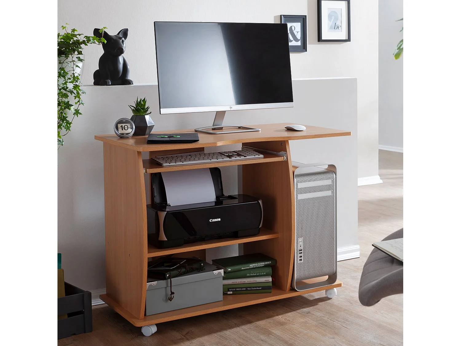 JARRY buffet en hêtre avec 1 tiroir et 3 portes 90 x 75 x 30 cm |