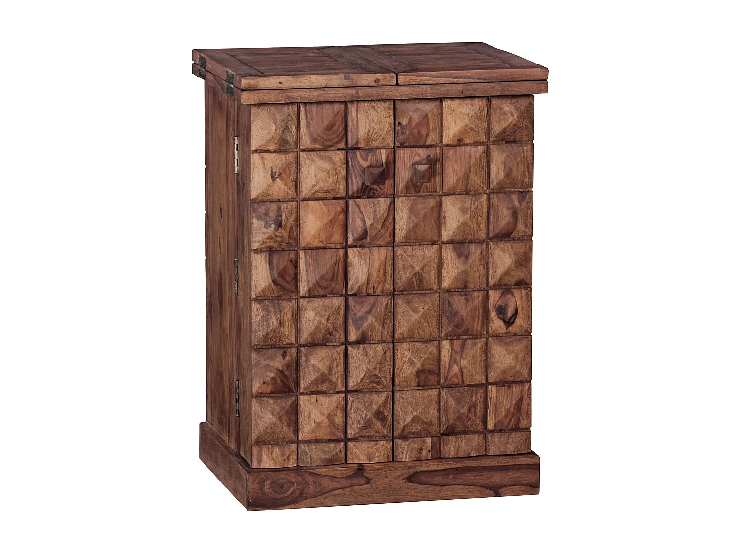 Bar de Maison en Bois Massif de Sheesham 65x91x50 cm,