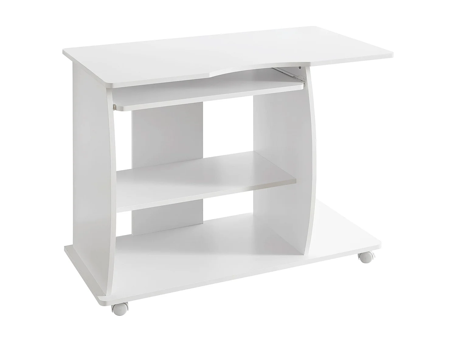 table d'ordinateur enroulables DIANA blanc 90 x 71 x 50