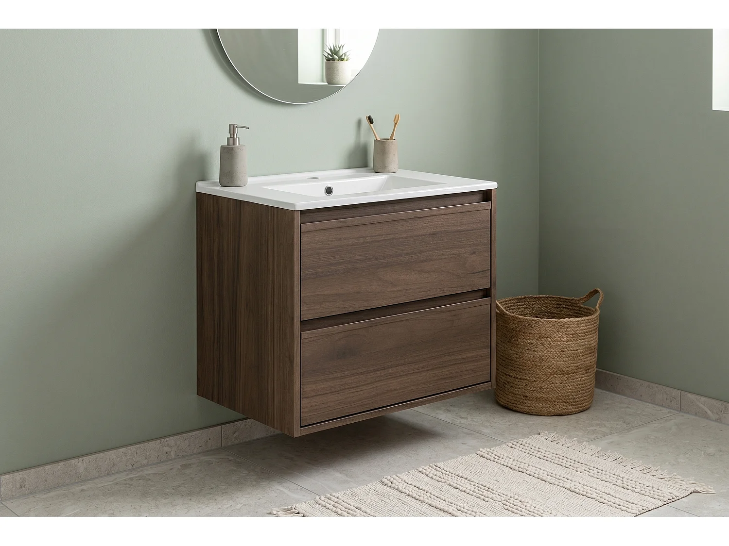 Ensemble de meubles Costano Villa 60cm avec lavabo de meuble Lava