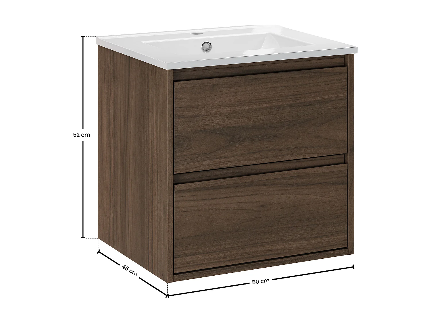 Set di mobili Costano Villa 50cm con lavabo Lava