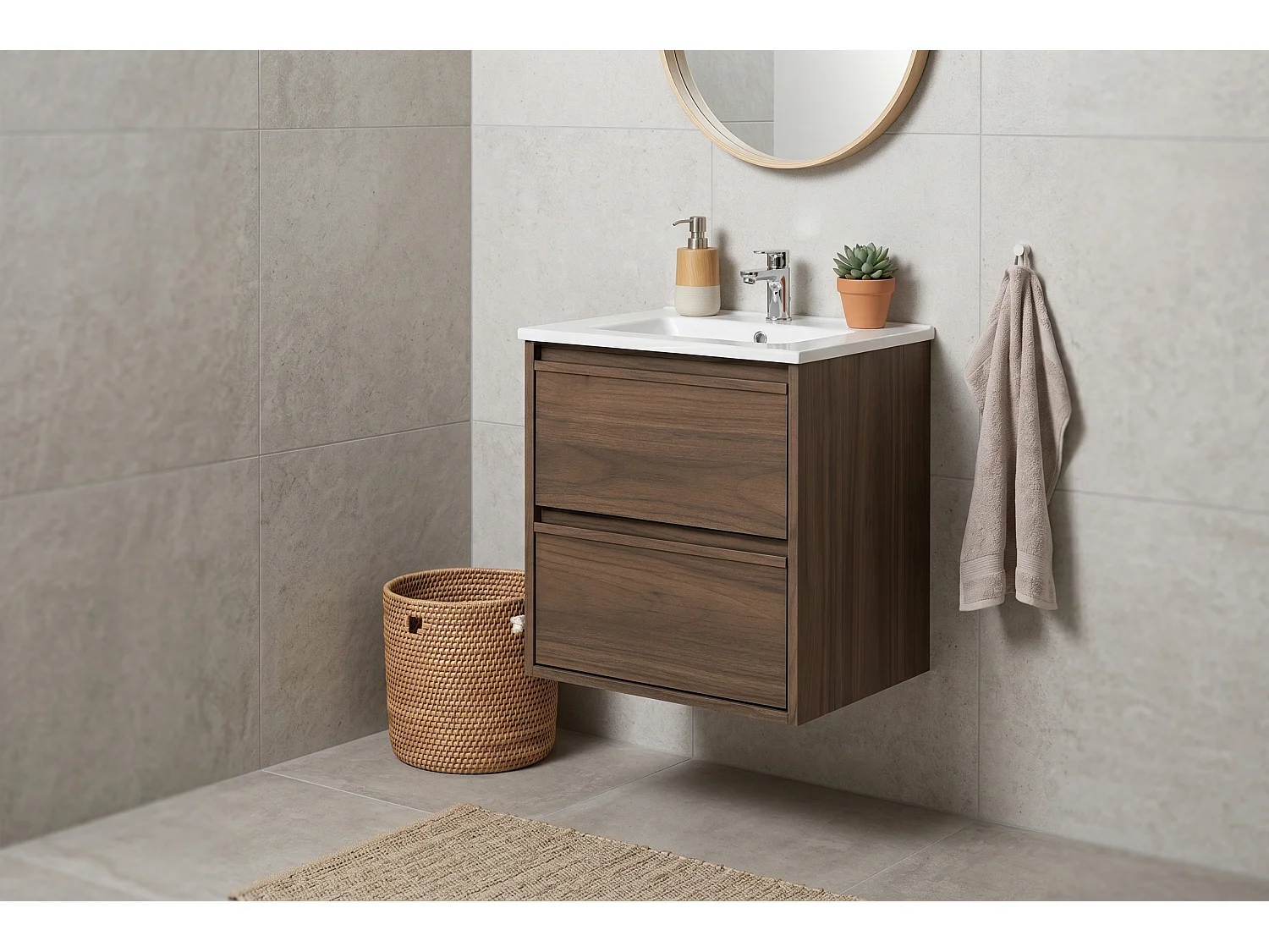 Set di mobili Costano Villa 50cm con lavabo Lava