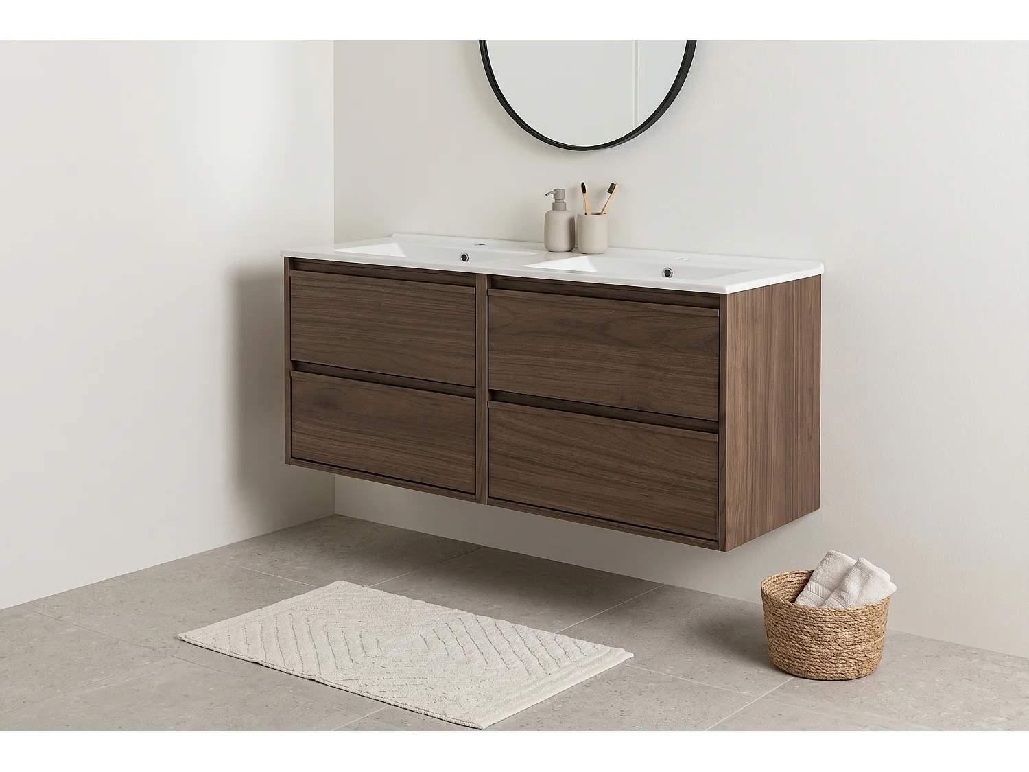 Conjunto de muebles Costano Villa 120cm con lavabo de mueble Lava